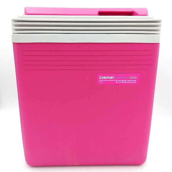 Coleman Ice World 2000 Cooler Vintage Pink Fuchsia - Picture 1 of 14